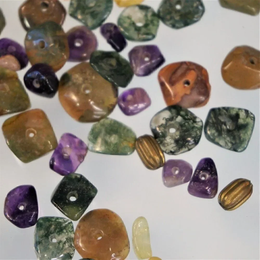 Craft Loose Beads Natural Polished Gemstones Various Shapes Sizes Colors